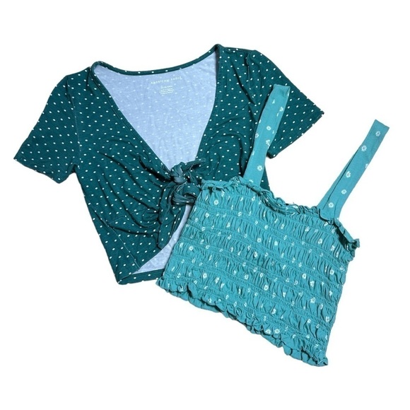 American Eagle Bundle Two Summer Tops US XS - Picture 1 of 11